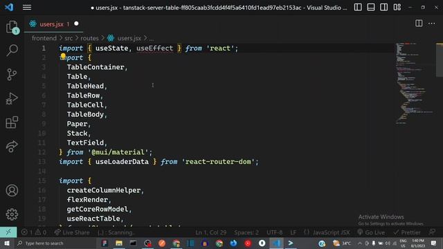 Tanstak Table 8 - Server Side Global Filtering + React Router DOM 6.14 - [6] हिंदी में смотреть онлайн