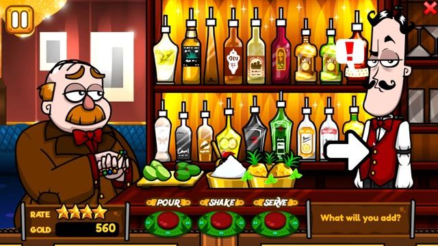 Игра Бармен Коктейли для Звёзд смотреть онлайн