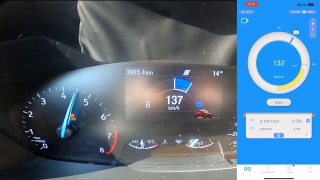 2023 Ford Focus 1.0 Ecoboost MHEV 155HP Acceleration! смотреть онлайн