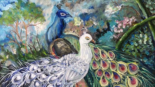 Священная птица Павлин