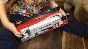 Фура Новая Почта .РАСПАКОВКА И ОБЗОР АВТОМОДЕЛИ!