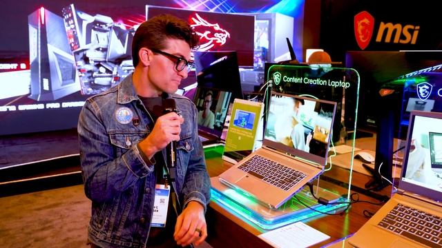 MSI P65 Creator - All Aluminum Laptop + 100% sRGB Color Gamut смотреть онлайн