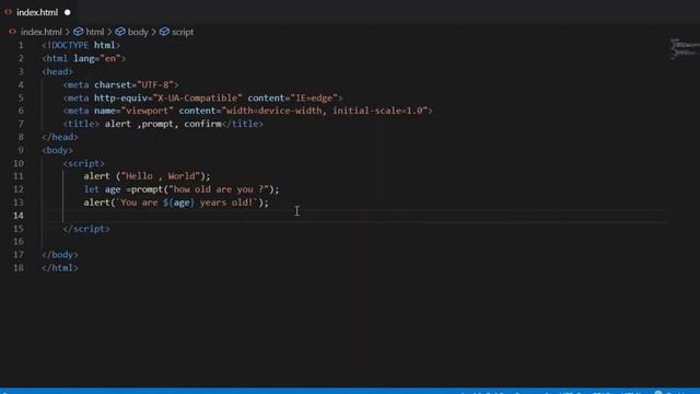 how to use confirm , prompt and alert in javascript смотреть онлайн