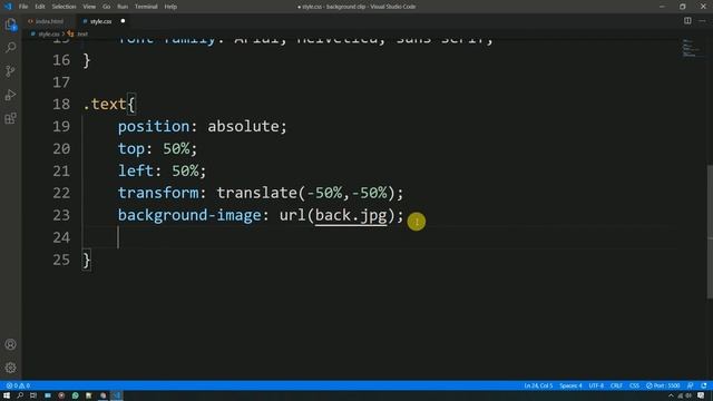 How To Put Image In Text Using HTML & CSS | Background Clip Tutorial смотреть онлайн