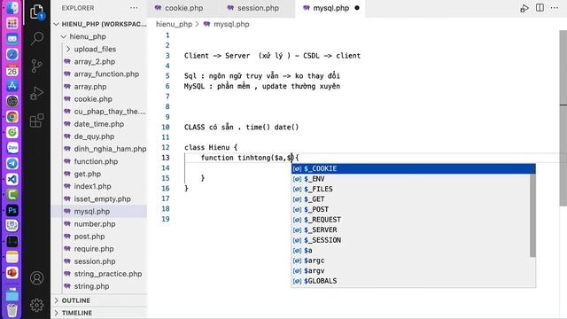 Khoá học lập trình PHP&MYSQL - Bài 59: Class và Object trong PHP смотреть онлайн