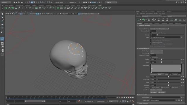 Creating Abstract Hair Using Maya Xgen смотреть онлайн