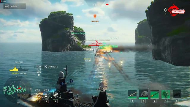 Modern Warships PC - First Gameplay ULTRA GRAPHICS FHD