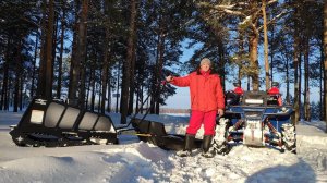 Мотобуксировщик Sharmax SH-500. Обзор и тест-драйв.