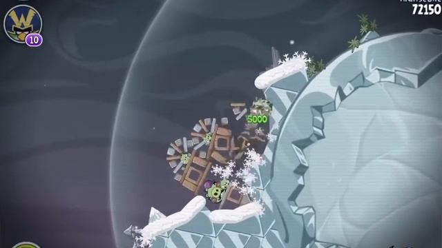 Angry Birds Space Cold Cuts Level M2-11 Mirror World Walkthrough 3 Star смотреть онлайн