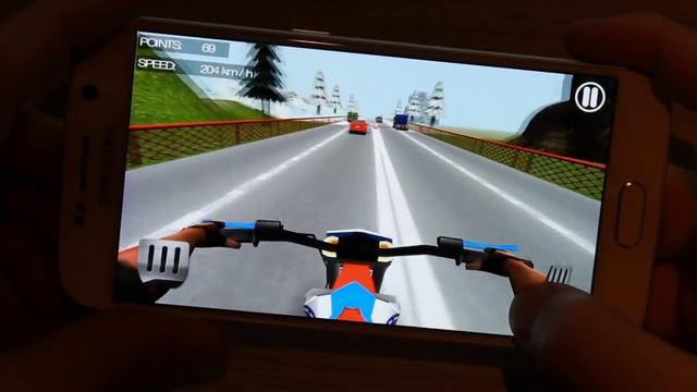 Moto Traffic Rider Android Game смотреть онлайн