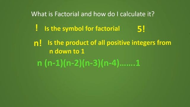 What is Factorial n! and what to do with 0! смотреть онлайн