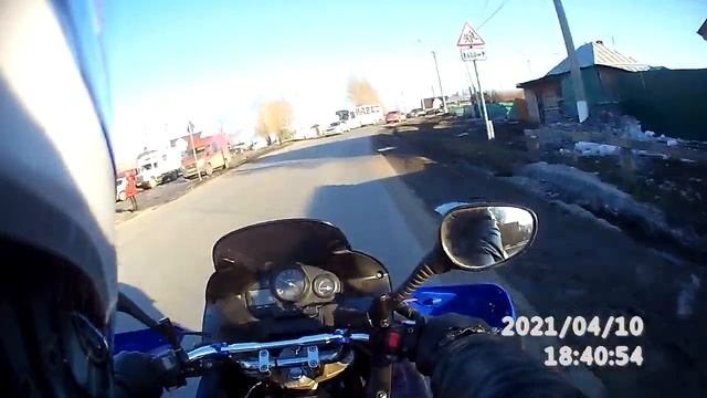 Первый выезд Yamaha TDM 900 10.04.2021