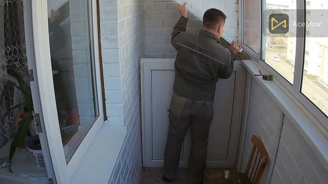 Как я делал шкаф на балкон "Окна ВСК35" смотреть онлайн