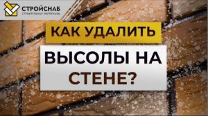 Высолы на кирпиче. Как избавиться от высолов на кирпиче