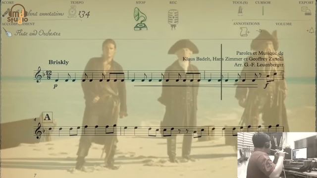 Nhạc Phim Cướp Biển ( Phiên bản sáo BÁ ĐẠO ) | Pirates of the Caribbean ( Bamboo Flute of master ) смотреть онлайн