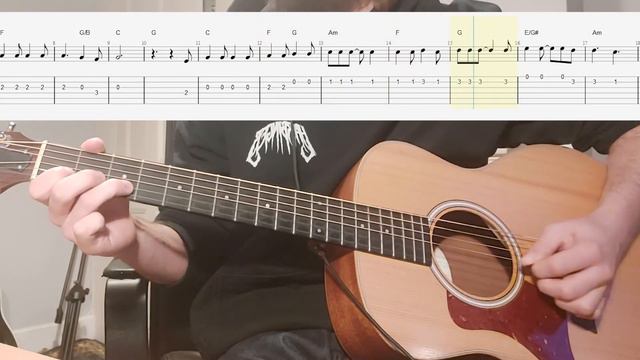 Rockschool Acoustic Grade 1 - Jeff Buckley - Hallelujah (Playthrough + Tab On Screen) смотреть онлайн