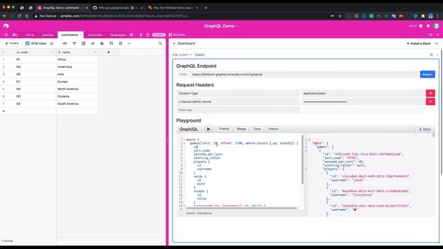 Airtable Blocks - GraphQL Import Demo смотреть онлайн