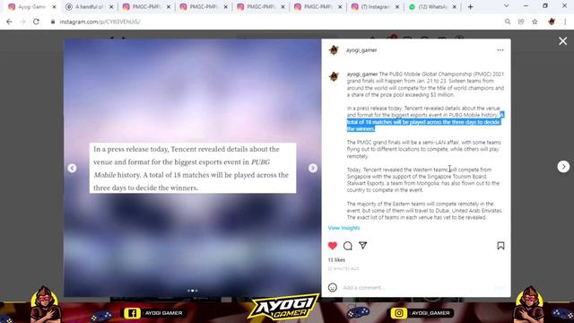 [EXCLUSIVE🔥] PMGC 2021 Grand Finals Format & Venue Revealed Officially By Tencent| Biggest Prizepoo смотреть онлайн