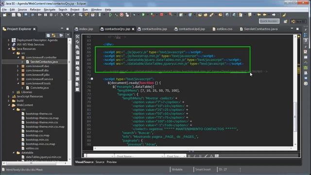 CRUD Mantenimiento Servlet JSP Part 04 смотреть онлайн