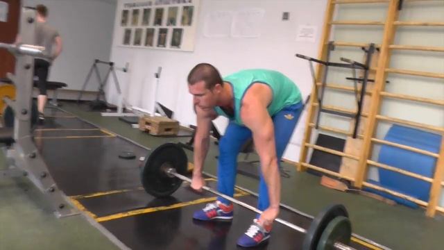 Тяжелая атлетика "245 тяга + взлет штанги"#WEIGHTLIFTING смотреть онлайн