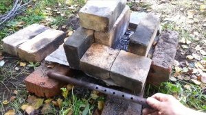 Самодельный кузнечный горн и меха