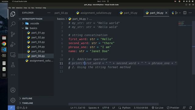 String and String Methods In Python | Python Tutorial - Python Full Course 2023 смотреть онлайн