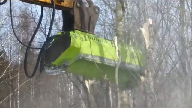 Экскаваторный мульчер Niubo KXG F 160 смотреть онлайн