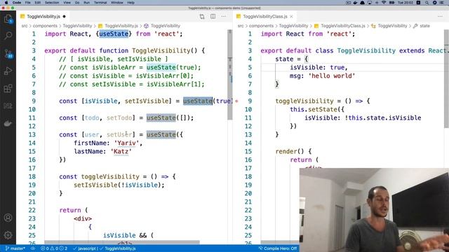13 - react components - state and lifecycle hooks смотреть онлайн