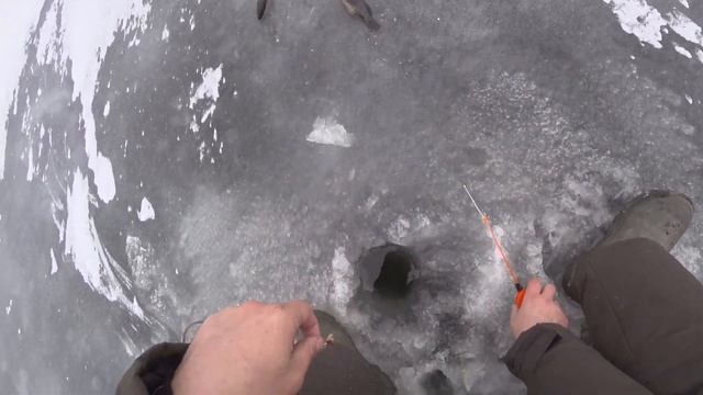 ОЧЕНЬ ОПАСНЫЙ ПЕРВЫЙ ЛЕД!!! ЗИМНЯЯ РЫБАЛКА НА РОТАНА, В УРАГАННЫЙ ВЕТЕР смотреть онлайн