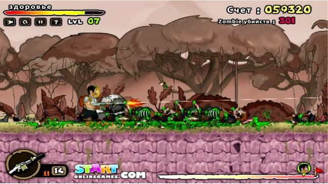 По пояс в зеленой жиже! XD Zombies Dead Land Зомби Страна Мертвых [2 серия] смотреть онлайн