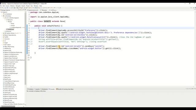 Appium Tutorial 10: How to optimize Base class by creating utility methods | Create reusable method смотреть онлайн