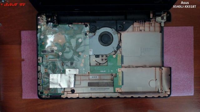 Asus X540LJ-XX318T разборка , комплексная чистка , замена термопасты смотреть онлайн