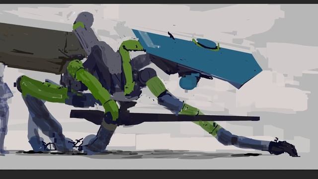 Урок 11 - Рисуем обрубовку головы | CG: Уроки рисования в Photoshop смотреть онлайн