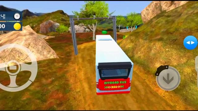 Off-road Bus Driving & Parking Android game 123 game play смотреть онлайн