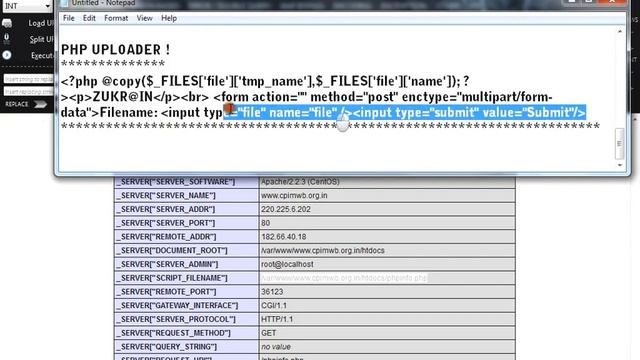 Uploading shell using outfile смотреть онлайн