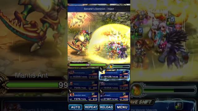 FFBE Legend of Mana World of Visions - Day 1 OTK Perfect - Amarant Jessie Kaktiria Reberta & Friend смотреть онлайн