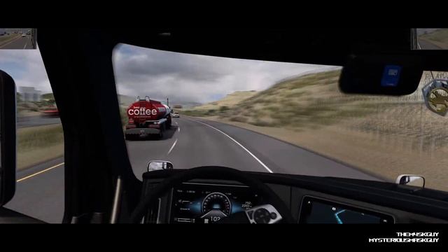 American Truck Simulator - Freightliner Cascadia - Timelapse Gillette to Billings смотреть онлайн