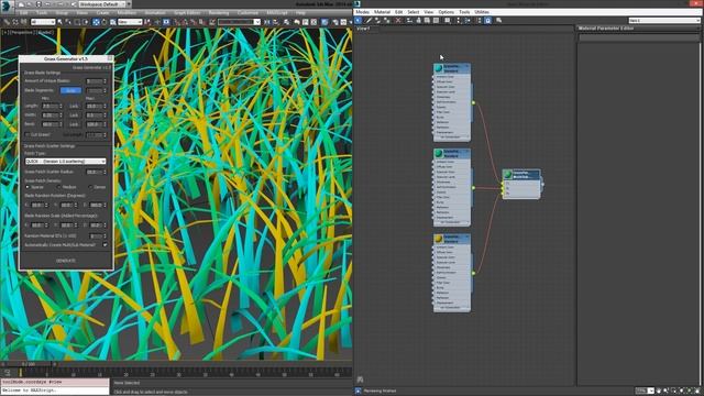 Grass Generator 1.5 for 3ds Max смотреть онлайн