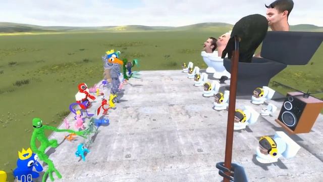 ALL SKIBIDI TOILETS COMBINED VS ALL CAMERA MEN COMBINED In Garry's Mod! / Tiktok