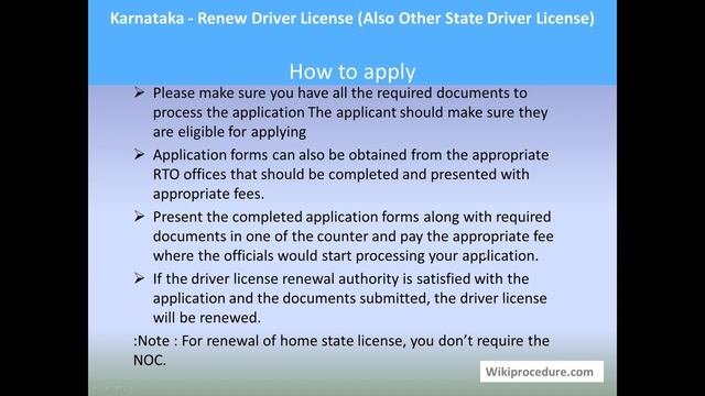 Karnataka - Renew Driver License (Also Other State Driver License) смотреть онлайн
