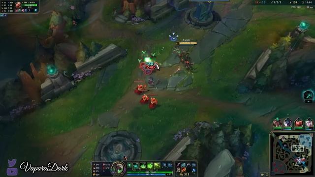 The 13.10 Changes Made Hybrid Twitch Finally Strong - Twitch ADC Gameplay Guide смотреть онлайн