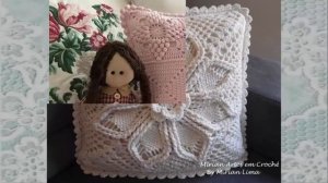 ДЕКОРАТИВНЫЕ ПОДУШКИ И НАВОЛОЧКИ КРЮЧКОМ. ИДЕИ