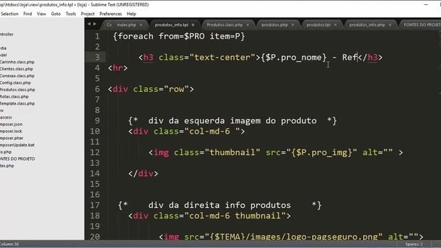 Loja Virtual com PHP 7 - Aula 61 - Mostrando a referência do Produto смотреть онлайн