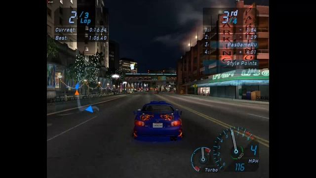 NFS Underground - Гонка 89 - Circuit - Terminal (без комментариев) смотреть онлайн