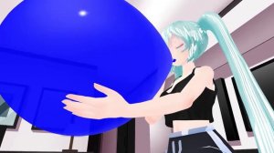 Anime Girl Inflate Giant Balloon