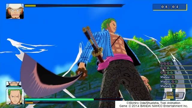 One Piece Unlimited World Red PS4 Deluxe Edition Zoro Gameplay смотреть онлайн