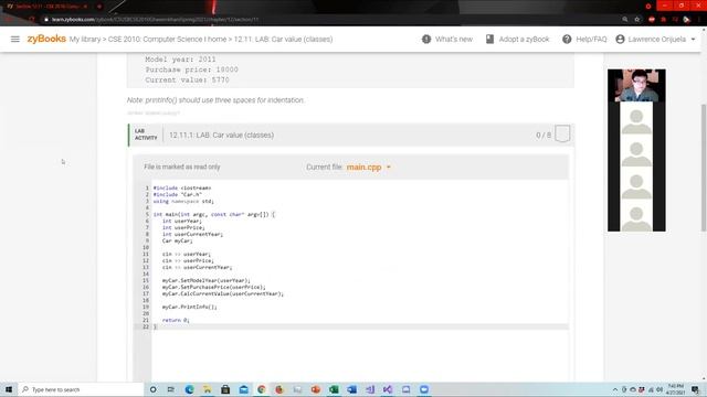 CSE2010 - Chapter 12 Lab (4/27/21) смотреть онлайн