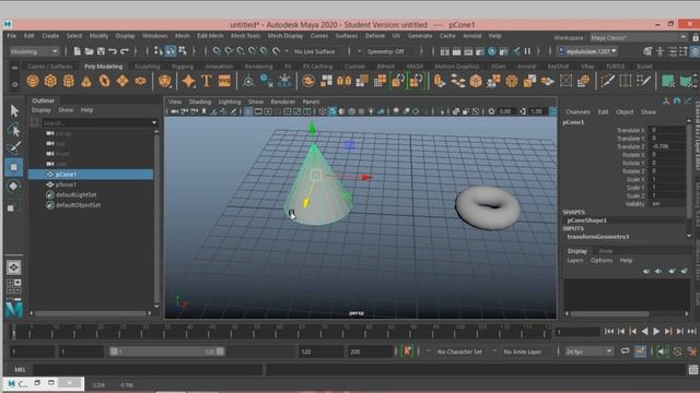 Autodesk Maya 2020- connection editor tutorial for beginner смотреть онлайн