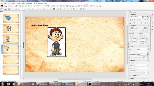 Libre Office Impress Family Tree. смотреть онлайн