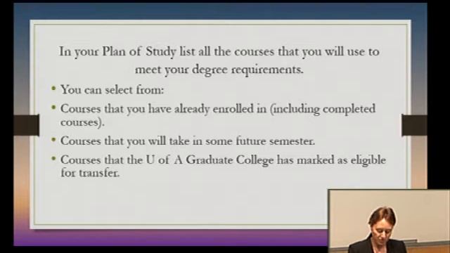4 - GradPath – Intro to the Master’s Plan of Study смотреть онлайн
